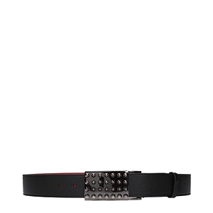 Louboutin Cinture Funky Leather Black