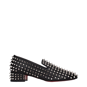 Louboutin DÉColleté Spikeasy Women Black Leather