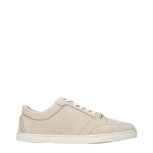 Louboutin Sneakers Chambelin Men Leather Beige