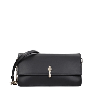 Louboutin Bettina Crossbody Bag Women Leather Black