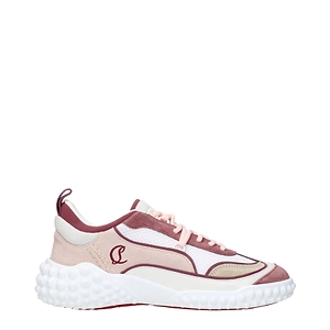 Louboutin Sneakers Mara Donna Camoscio Pink/Optic White