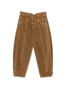 Marant Leja Tapered Jeans With Exposed Stitching