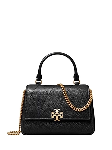 Tory Burch Quilted Mini Charlie Bag With Top Handle