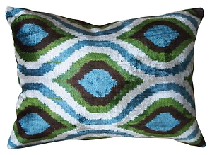 Les Ottomans Silk Velvet Cushion