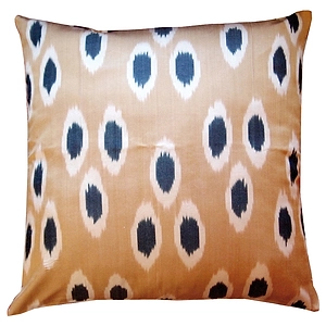 Les Ottomans Silk Ikat Cushion
