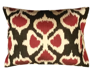 Les Ottomans Silk Ikat Cushion