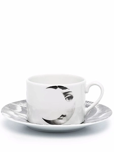 Fornasetti Tazza Te` Tema E Variazioni 2005 Sole E Luna