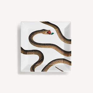 Fornasetti Svuotatasche 20X20 Peccato Originale Nero/Oro/Colore