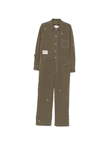 Song For The Mute Sftm X Birkenstock `The Gardener`` Crochet Flower Jumpsuit