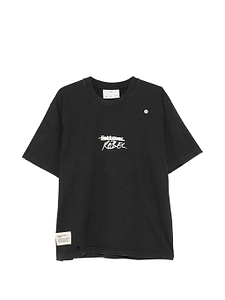 Song For The Mute Sftm X Birkenstock `The Rebel`` Distressed T Shirt