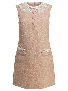 Self Portrait Short Bouclé Dress