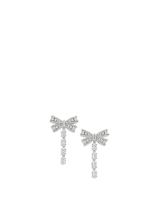 Self Portrait Dangling Earrings With Crystals