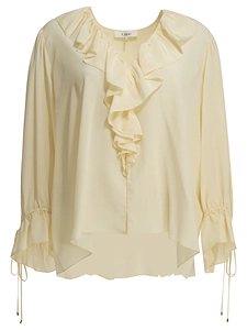 Chloé Silk Blouse With Ruffles