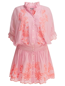 Juliet Dunn Short Shirt Dress
