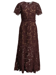 Self Portrait Lace Midi Dress