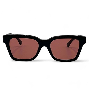 Retro Super Future Sunglasses America Fantome Xyk Black/Red Unisex