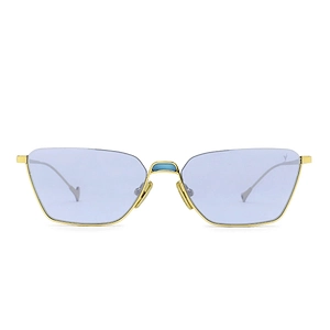 Eyepetizer Sunglasses Kanda C.4 2 F Gold/Light Blue Unisex