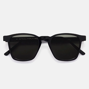 Retro Super Future Sunglasses Unico Black 4 F3 Black/Black Unisex