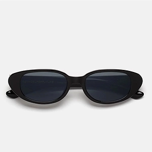 Retro Super Future Sunglasses Vega Azure Qq7 Black/Blue Unisex