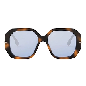Fendi Selleria Brown Square Sunglasses