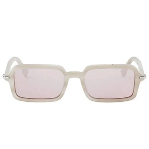 Fendi Selleria Beige Rectangular Sunglasses