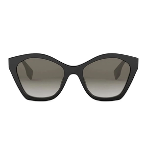 Fendi Lettering Black Butterfly Sunglasses