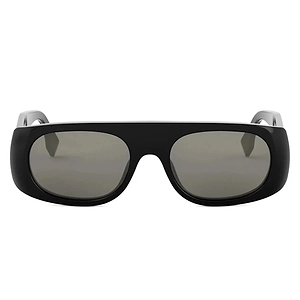 Fendi Signature Black Irregular Sunglasses