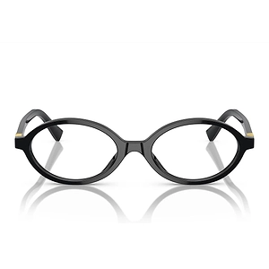 Miu Miu Prescription Glasses Mu01 Xv 1 Ab1 O1 Black/Transparent Women
