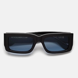 Retro Super Future Sunglasses Night Azure Ons Black/Blue Unisex