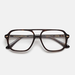 Retro Super Future Eyeglasses Numero 152 3627 3 Ko Brown/Transparent Unisex