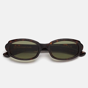 Retro Super Future Sunglasses Esatto 3627 Xs6 Brown/Green Unisex