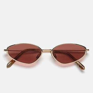 Retro Super Future Sunglasses Zyra Violet 9 Ii Gold/Violet Unisex