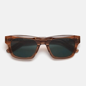 Retro Super Future Sunglasses Sintesi Cola 1 Za Brown/Dark Green Unisex