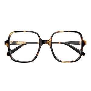 Valentino Eyeglasses Vg0021 O 002 Brown/Transparent Women