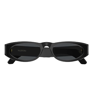 Valentino Sunglasses Vg0007 S 001 Black/Dark Gray Women