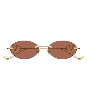 Valentino Sunglasses Vg0032 S 002 Gold/Brown Women