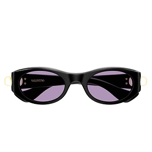 Valentino Sunglasses Vg0015 S 002 Black/Purple Women