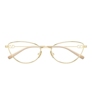 Valentino Eyeglasses Vg0029 O 001 Gold/Transparent Women
