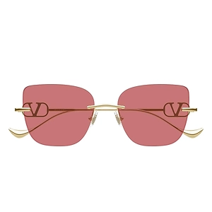 Valentino Sunglasses Vg0033 S 004 Gold/Red Women