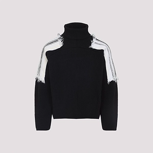 Mordecai Jacquard Stripe Turtle Neck