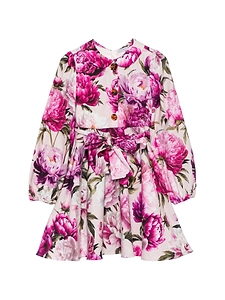 Dolce & Gabbana Junior L/S Dress+Sash