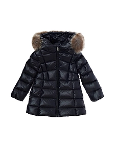 Moncler Baby Navy Emma Long Parka