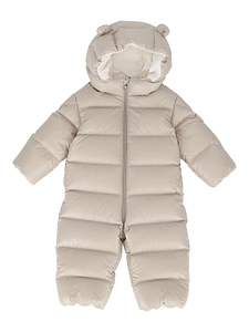 Moncler Baby Light Beige Alanie Padded Snowsuit