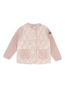 Moncler Baby Pastel Pink Cardigan