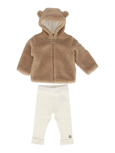 Moncler Baby Brown Knitwear Clothing Ensemble