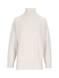 Kangra Cashmere Raglan Turtleneck Wi Th Slits