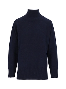 Kangra Cashmere Raglan Turtleneck Wi Th Slits