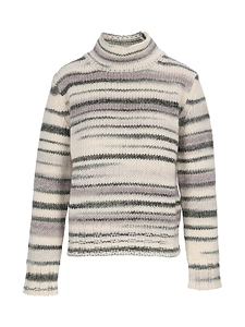 Kangra Cashmere Turtleneck In Printe D Yarn