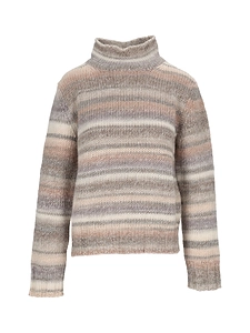 Kangra Cashmere Turtleneck In Printe D Yarn