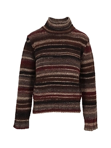 Kangra Cashmere Turtleneck In Printe D Yarn